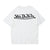 Summer pure Letter Print cotton American retro short sleeve Tshirt Women&#39;s and men ins loose half sleeve shirt Hip Hop Tshirt