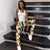 Sweatpants Leopard Print Women Stacked Leggings Fitness Zipper Front High Waist Cargo Pants Sporty Jogging Pant Workout Trousers