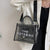 The Tote Bag Luxury Women&#39;s Handbags Female Bag Transparent PVC Large Capacity Fashion Bag Out Party Casual Black White Blue