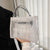 The Tote Bag Luxury Women&#39;s Handbags Female Bag Transparent PVC Large Capacity Fashion Bag Out Party Casual Black White Blue