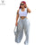 VAZN 2022 INS Solid Simple Casual Free Holiday Lazy Fashion Spaghetti Strap Sleeveless Women Long Loose  Wide Leg Jumpsuits