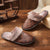 Waterproof Leather Slippers Men Indoor Shoes Home Slippers Soft Bottom Footwear Non-Slip Winter Warm Plush Cotton Women Slippers