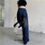 WeiYao Snake Print Baggy Jeans Woman Low Waist Hippie Denim Trousers Dark Academic Goth Streetwear Korean Cargo Pants 90s