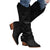 Western Cowboy Riding Boots With Thick Heel Under Knee Pu Boots Middle Tube Boots For Women Winter Autumn Supply Botas De Mujer