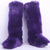 Winter Women Personalized Plush Knee Snow Boots Fashion Sexy Girl's Furry Faux Fur Boots Outdoor Ladies Warm Endure Cold Shoes