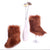 Winter Women Personalized Plush Knee Snow Boots Fashion Sexy Girl's Furry Faux Fur Boots Outdoor Ladies Warm Endure Cold Shoes