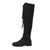 Woman Front Lace Up Knee High Martin Boot Winter Warm Plush Gladiator Long Booties Lady Thick Heel Platform Sapatos Feminino