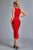 Women 2023 Top Quality Sleeveless Pearl Bandage Dress Red Black Midi Split Fashion Nightclub Celebrity Party Vestidos Elegant