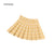 Women Pleated Skirts Summer High Waist Ladies Dance Mini Skirt Harajuku Preppy Style Female Plaid Skirts Yellow Tennis Skirt