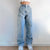 Women's Autumn New Casual Straight Denim Pants 2021 Baggy Jeans Mom Fit High Waist Loose Light Blue Jean Pocket Patchwork Female|Jeans|