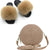 Women's Furry Fur Slippers Travel Fluffy Plush Fox Fur Slides Rainbow Fur Slippers Set  Jelly Purse Bags Match Sets