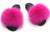 Women's Furry Fur Slippers Travel Fluffy Plush Fox Fur Slides Rainbow Fur Slippers Set  Jelly Purse Bags Match Sets