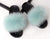 Women's Furry Fur Slippers Travel Fluffy Plush Fox Fur Slides Rainbow Fur Slippers Set  Jelly Purse Bags Match Sets