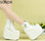 Womens Punk Gothic Super High Platform Wedge Ankle Boots Shoes 16CM Heel Knee Long Cosplay Lolita Creeper Plus Size New 2023