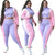 XL-5XL sport large Pus size set women clothing Splicing zip long sleeve top and pants two piece outfit Wholesale dropshopping