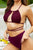 Strappy Keyhole Bikini Set