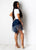 GS2309P-HIGH WAIST DENIM COLOR FRAY SHORTS